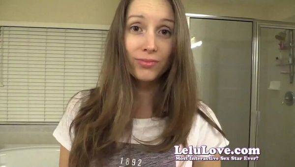 Desperate to Pee! Lelu Love Teased Until She Can't Hold It Anymore - Amateur POV Fetish - porntry.com on freevids.org