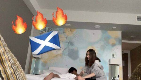 Scottish Girl Gives Asian Monster Cock a Happy Ending Massage - porntry.com - Scotland on freevids.org