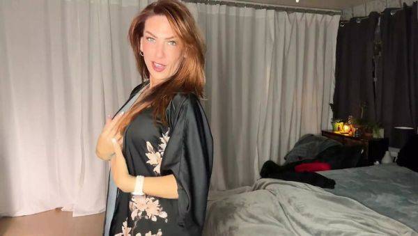 Redhead MILF TrophyWifeNat Teases in HD Solo JOI with Big Tits - veryfreeporn.com on freevids.org