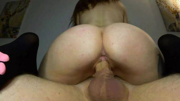 Little Freydis Rides Big Cock Hard Until He Fills Her Up With Cum - Amateur Cowgirl Creampie - porntry.com - Poland on freevids.org