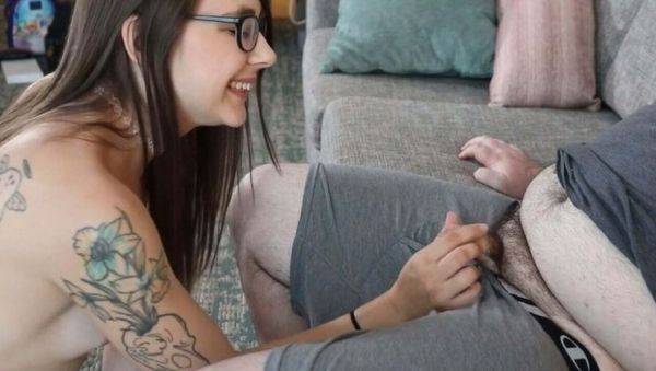 Cici Shellz Teases Him Into Revealing His Tiny Dick Secret - Small Penis Humiliation & Handjob Fun - porntry.com on freevids.org