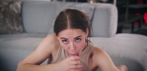 Lover fucks her little holes in crazy manners and she wants to swallow - xbabe.com on freevids.org