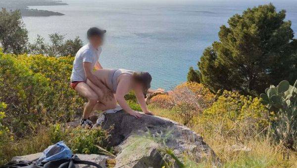 Hot Hiking Sex with Big Booty PAWG - Outdoor Public Fuck in 4K - porntry.com - Germany on freevids.org