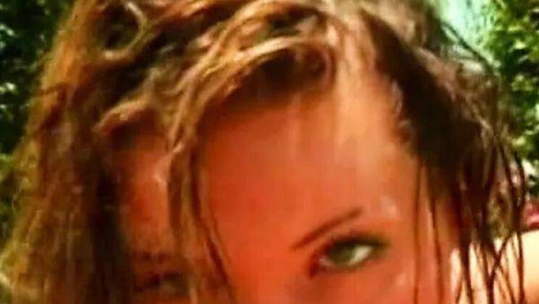 Big Tit MILF Judith Nemyo Fucked Hard by the Pool - Outdoor Cowgirl Action - porntry.com on freevids.org