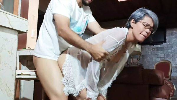 Hot Spanish Stepbrother Fucks Me Deep - Creampie & Moaning MILF - porntry.com - Venezuela - Spain on freevids.org