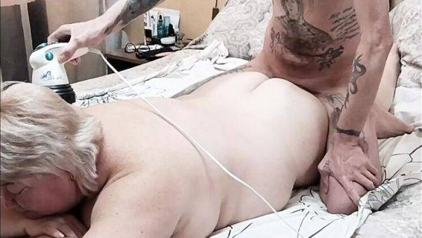 Hot BBW MILF Gets Massage And Fucked Hard - Creampie Finish - porntry.com - Russia on freevids.org