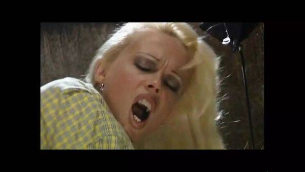 Busty Blonde MILF Takes Double Penetration & Cum in Mouth - Interracial Threesome - porntry.com on freevids.org