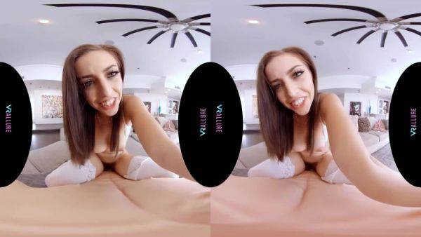 Gorgeous Brunette With Great Natural Tits Fucks Her - Virtual Reality And Spencer Bradley - videohdzog.com on freevids.org