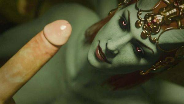 Demon MILF Sucks Big Black Cock Deep in Hot 3D Animation - xxxfiles.com - India on freevids.org