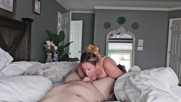 Hot Blonde MILF Cheats on Husband to Get Pregnant - Rugersj Fucks Stepmom Raw - porntry.com - Usa on freevids.org