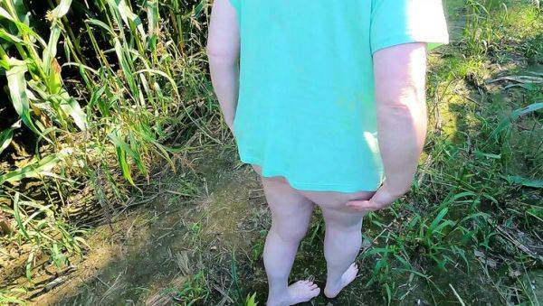 Big Tits Slapped Hard in Cornfield - Outdoor Public BDSM Punishment - xxxfiles.com - Germany on freevids.org