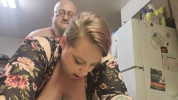 Kitchen Slut Wife Fucked Hard - Big Natural Tits & Deep Throat - xxxfiles.com - Usa on freevids.org