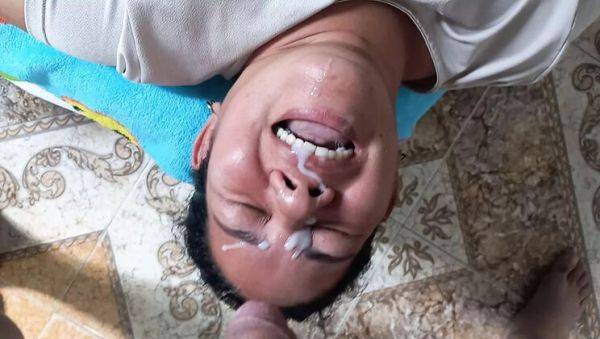 Valkyrieandluigy Takes a Huge Facial - Cum Covered Face & Swallowing Loads - xxxfiles.com - Germany - Colombia on freevids.org