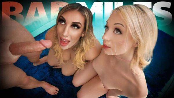 Sex Teacher Says Stepdad's Dick is Best - Cecelia Taylor & Mia James Fuck Hard - xxxfiles.com on freevids.org