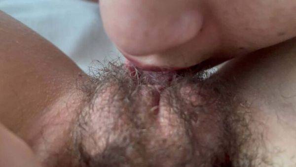 Zoemelissa sucks hairy clit close-up POV - Latina MILF lesbian action - xxxfiles.com - Colombia on freevids.org