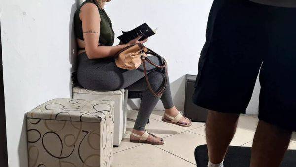 Naughty Dentist Waiting Room Flash - Gabi Sweet Gropes Surprise Dick & Gets Lucky - porntry.com on freevids.org