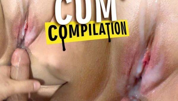 Huge Cumshot Compilation - AlitaPorn Creampie & Tight Pussy Fuck - porntry.com - Spain on freevids.org