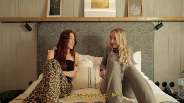 Chloe Chevalier And Madelaine Rousset - Truth Or Dare Turning French Girls Into Lesbians - Strap-on-me Toy 10 Min - videohdzog.com - France on freevids.org