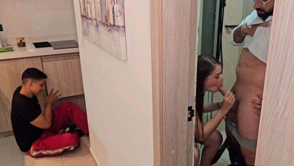 Hot Colombian Maid Fucks Behind Hubby's Back - EmaRibeiro & AivanPutin - veryfreeporn.com - Venezuela - Colombia on freevids.org