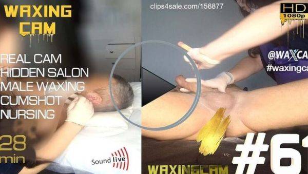 Hot Male Waxing Session - Full HD Cumshot & Handjob in Salon - porntry.com on freevids.org