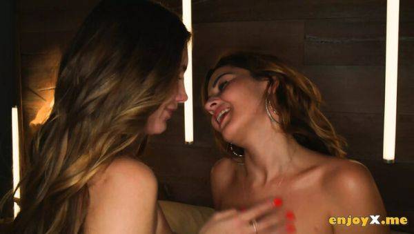 Hot blonde lesbians Mary Rock & Agatha Vega fuck with big dildos in 4K - nasty pussy licking & toy play - xxxfiles.com on freevids.org