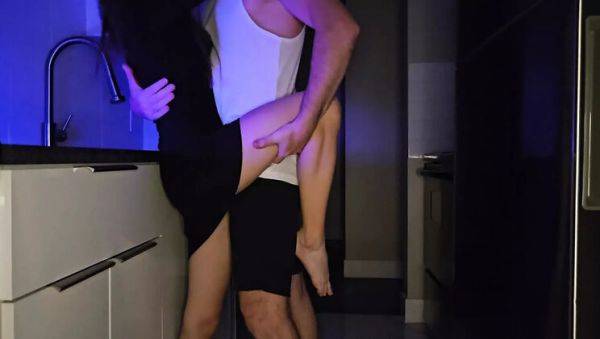 Petite Teen Moans Loud in Kitchen - Homemade Amateur Sex - xxxfiles.com on freevids.org