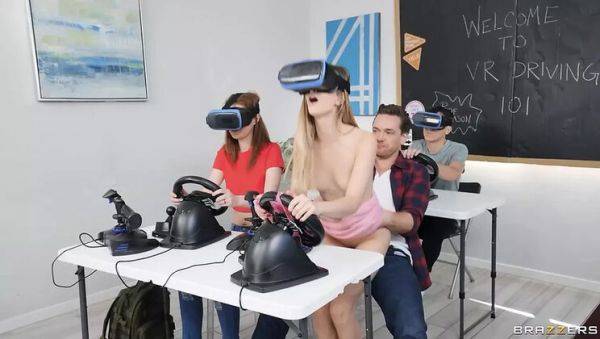 Blonde Molly Little Gets Sneaky VR Blowjob Lesson From Kyle Mason - Cumshot & Big Cock - veryfreeporn.com on freevids.org