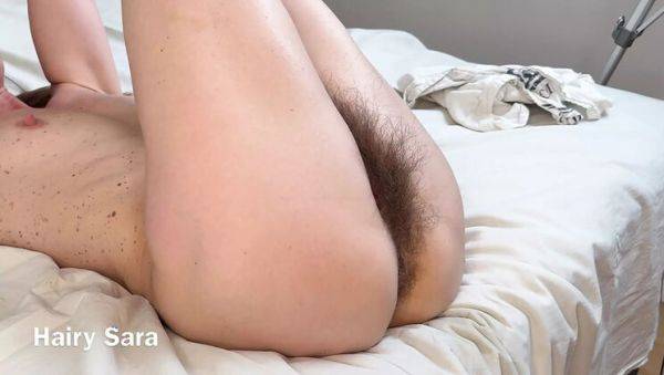 Hairy MILF Sara Takes Hard Anal Creampie in Homemade 4K Video - porntry.com - Sweden on freevids.org