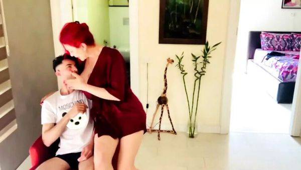 Stepmom Punishes Naughty Step-Son Then Gets His Big Dick - Arab Cougar Fuck - porntry.com on freevids.org