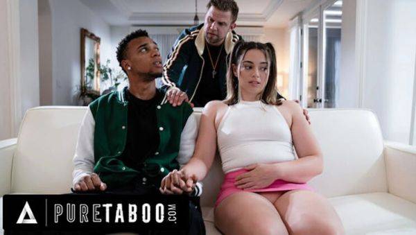 Pure Taboo - Coach's Dirty Plan with Pregnant Sophia Burns Ends in Hot 3-Way Double Creampie! - porntry.com on freevids.org
