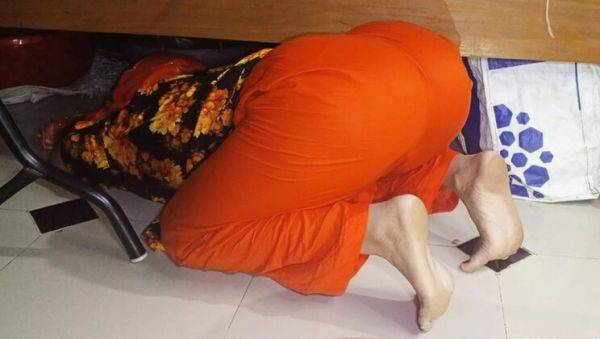 Bangladeshi Stepmom Stuck Under Bed - Step Son Fucks Her Hard Doggy Style - porntry.com - India on freevids.org