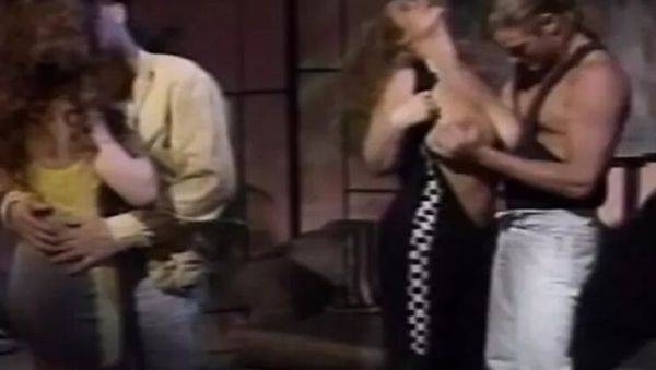 Hot cuties Trinity Loren & Marc Wallice anal fucked hard in wild foursome with friends - porntry.com on freevids.org