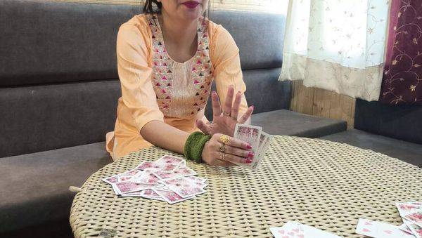 Desi Bhabhi Loses Pussy in Hot Card Game - Stepsister Fucked Hard - veryfreeporn.com - India on freevids.org