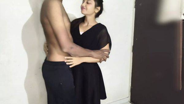 Hot Indian College Girl in Black Suit - Tight Pussy Fucked Hard by BBC - veryfreeporn.com - India on freevids.org