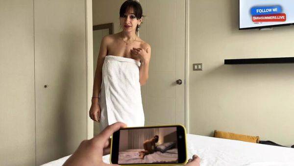 Busty Ukrainian Kitty Kriss Fucks Stepdad To Keep Her OnlyFans Secret - Big Tits, Blowjob, Cum Swallow - porntry.com - Ukraine on freevids.org