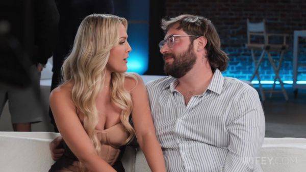 Savvy And Alex - Blonde Hotwife Rides Huge Cock - Savvy Suxx & Dan Damage - videomanysex.com on freevids.org