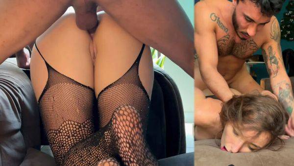 Busting Inside My Neighbor's Tight Ass - Ariel Siren Rough Anal & Creampie - xxxfiles.com - Brazil on freevids.org