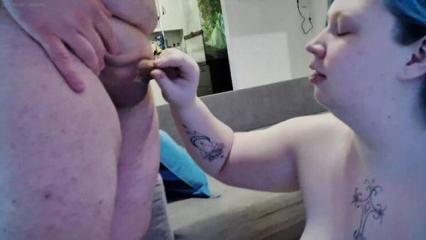 German Amateur Handjob - Bigbubskity Pleasures Two Guys & Makes Them Cum Hard - xxxfiles.com - Germany on freevids.org