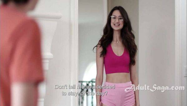 Hot Stepsister Eliza Ibarra Fucks Stepbro in Glasses Mix-Up - Cheating Latina Taboo - veryfreeporn.com on freevids.org