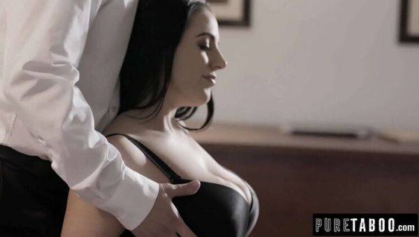 Angela White Double Facial Bukkake - Shy Client Gets Rough Anal & DP Therapy - porntry.com on freevids.org