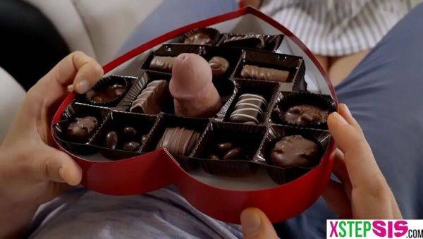 Blonde Teen Stepsister Elsa Jean Sad After Valentine's Day - Family Taboo POV Fuck - porntry.com on freevids.org