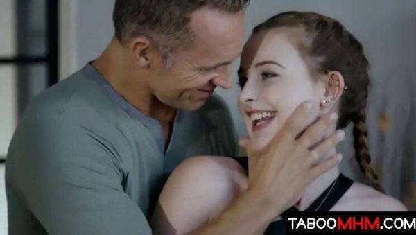 Young teen Danni Rivers begs for stepdad Marcus London's big cock - porntry.com on freevids.org