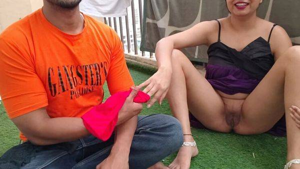 Desi Bhabhi Fucks Hard - Outdoor Card Game Turns Sexy - Hindi Dirty Talk - veryfreeporn.com - India on freevids.org
