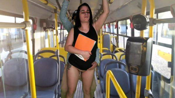 Hot Brazilian Teen Jennyferpimenta Gets Fucked Hard on Bus - Amateur 4K Porn - porntry.com - Brazil on freevids.org