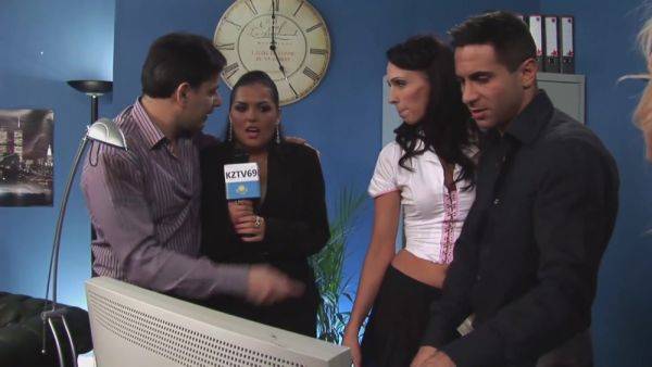 Tarra White Sucks And Fucks At The Same Time While Jasmines Tits Bounce- Titopia - videomanysex.com on freevids.org