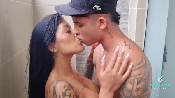 Danner Mendez And Mariana Martix - My Stepbrother Spies On Me And Leaves My Ass Covered In Cum - upornia.com - Colombia on freevids.org