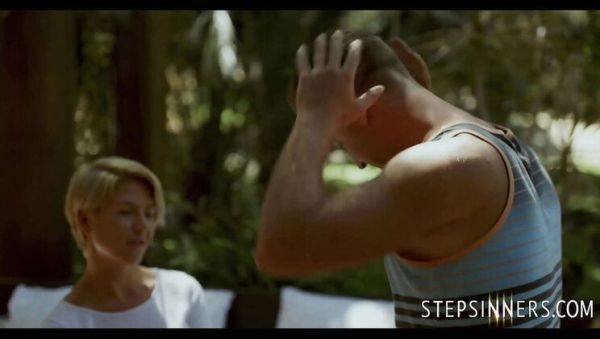 Hot Blonde Step Mom Fucks Step Son Outside - Cheating MILF Fantasy - veryfreeporn.com on freevids.org