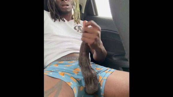 Public Parking BBC Solo Masturbation - Mrblvckrose Big Load Cumshot - veryfreeporn.com on freevids.org