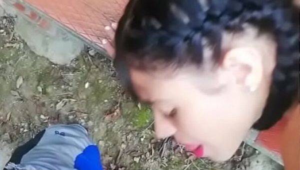 Hot Colombian Teen Estefani Gives Blowjob & Takes Cum in Public - Amateur POV Sex - xxxfiles.com - Colombia on freevids.org
