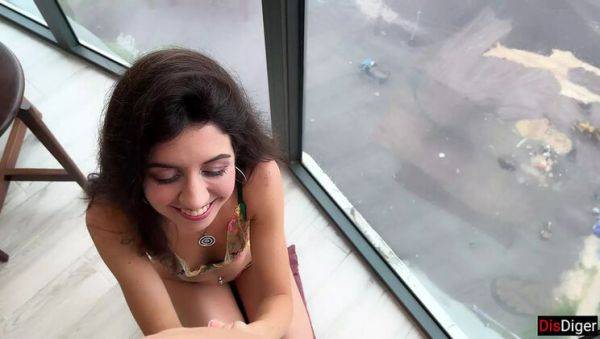 Public Pickup Russian Brunette at Construction Site - Lobster Dinner & Hard Hotel Fuck - xxxfiles.com - Russia on freevids.org